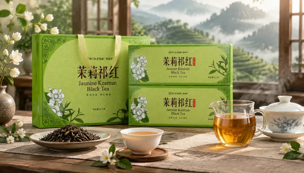 jasmine black tea gift set