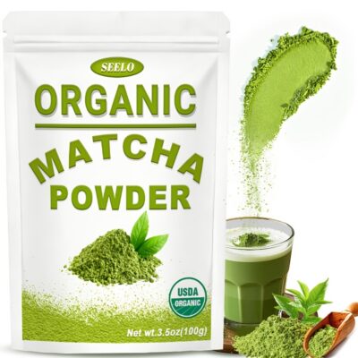 100g Matcha Green Tea Powder, First Harvest, Culinary Grade From Japan, 100% Pure/Unflavored, Great For Tea, Latte, & Smoothies