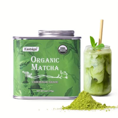 Matcha Ceremonial Grade USDA Organic, Green Tea Powder, Premium USDA Organic Gluten Free Vegan And No Sugar, Suitable for Hot Or Cold Drinks, Baking And Other Purposes