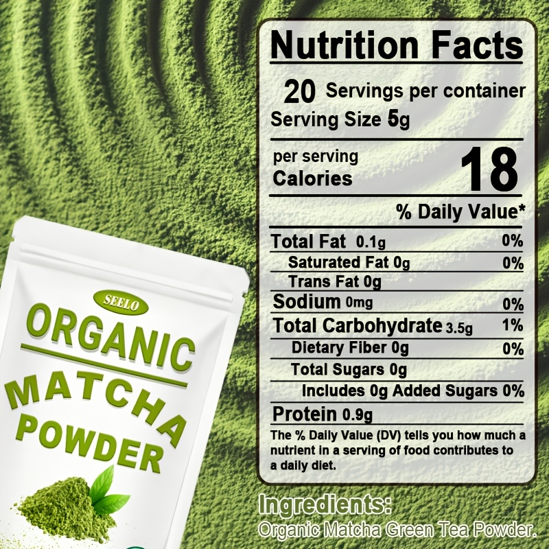 100g Matcha Green Tea Powder, First Harvest, Culinary Grade From Japan, 100% Pure/Unflavored, Great For Tea, Latte, & Smoothies - Image 8