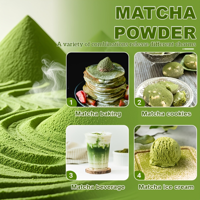 100g Matcha Green Tea Powder, First Harvest, Culinary Grade From Japan, 100% Pure/Unflavored, Great For Tea, Latte, & Smoothies - Image 5