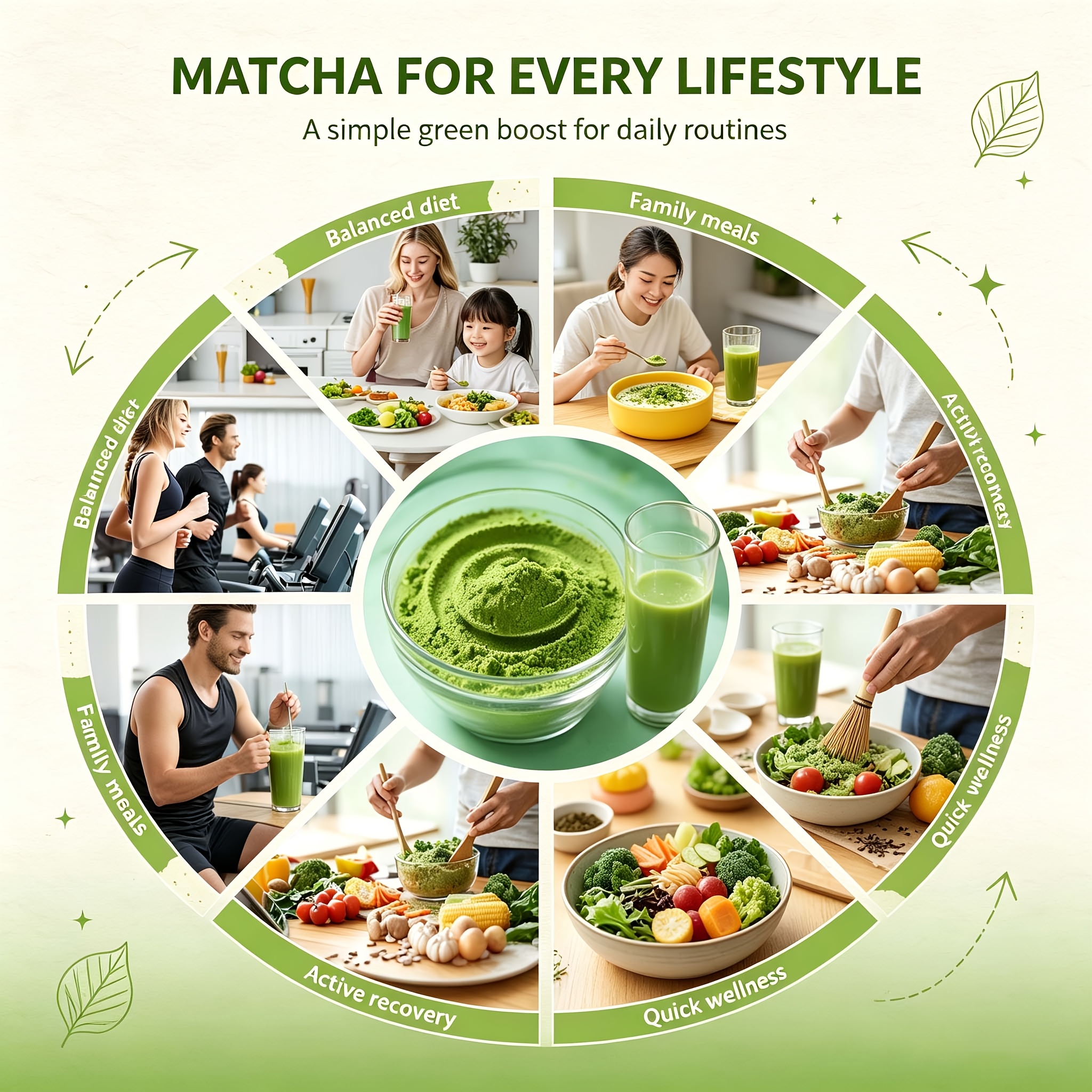 Pure Matcha Powder, 1 Packet/100g, Unsweetened Green Tea Powder, Easy To Mix, Fine Texture, Suitable For Beverages, Desserts, Yogurt, Holiday Parties, And Everyday Household Use. - Image 3