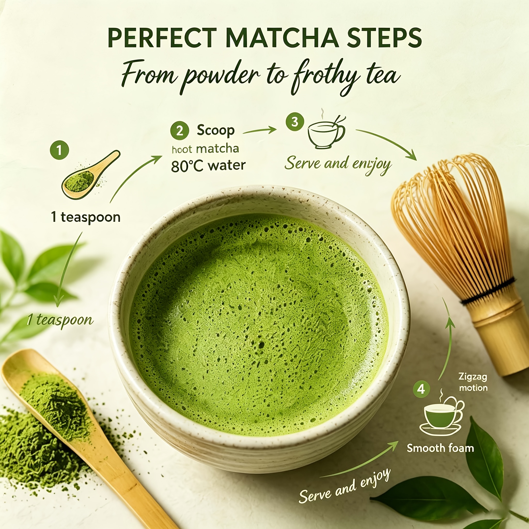 100g Matcha Green Tea Powder, First Harvest, Culinary Grade From Japan, 100% Pure/Unflavored, Great For Tea, Latte, & Smoothies - Image 9